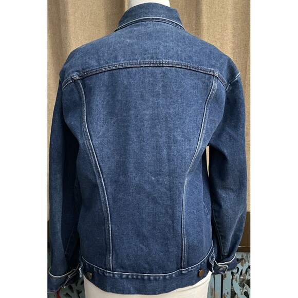 RARE Vintage 70’s Wrangler Jacket Sz 44 Denim Wash Made In USA EXCELLENT COND. - Picture 2 of 8